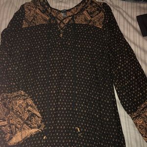 Bohemian Wide Sleeves Dress